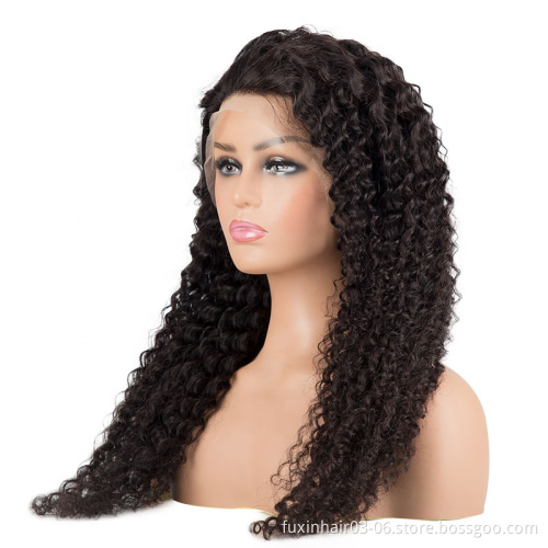 40in Cheap High Density Cambodian 10a Virgin Hair Water Weave Lace Front Wig 30inch Hair Lace Closure Wigs Human Hair Long